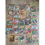 Approx 25 vintage Marvel (assorted) comics.