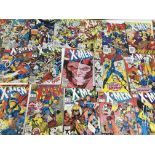 A collection of Marvel Comics mainly x-men and x-f