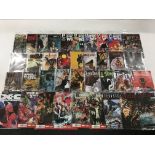 A collection of Marvel comics, including preview c