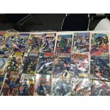 A collection of Marvel Darkhawk comics approximate