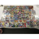 A collection of Marvel comics, various titles. All