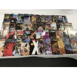 A collection of Calibur comics, various titles. Ap