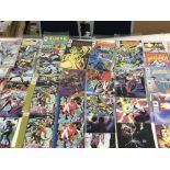 A large quantity of Valiant comics over 70 comics