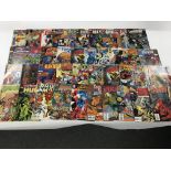 A collection of Marvel comics. Various titles. App