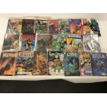 A Collection of Marvel Graphic novel comics. Appro