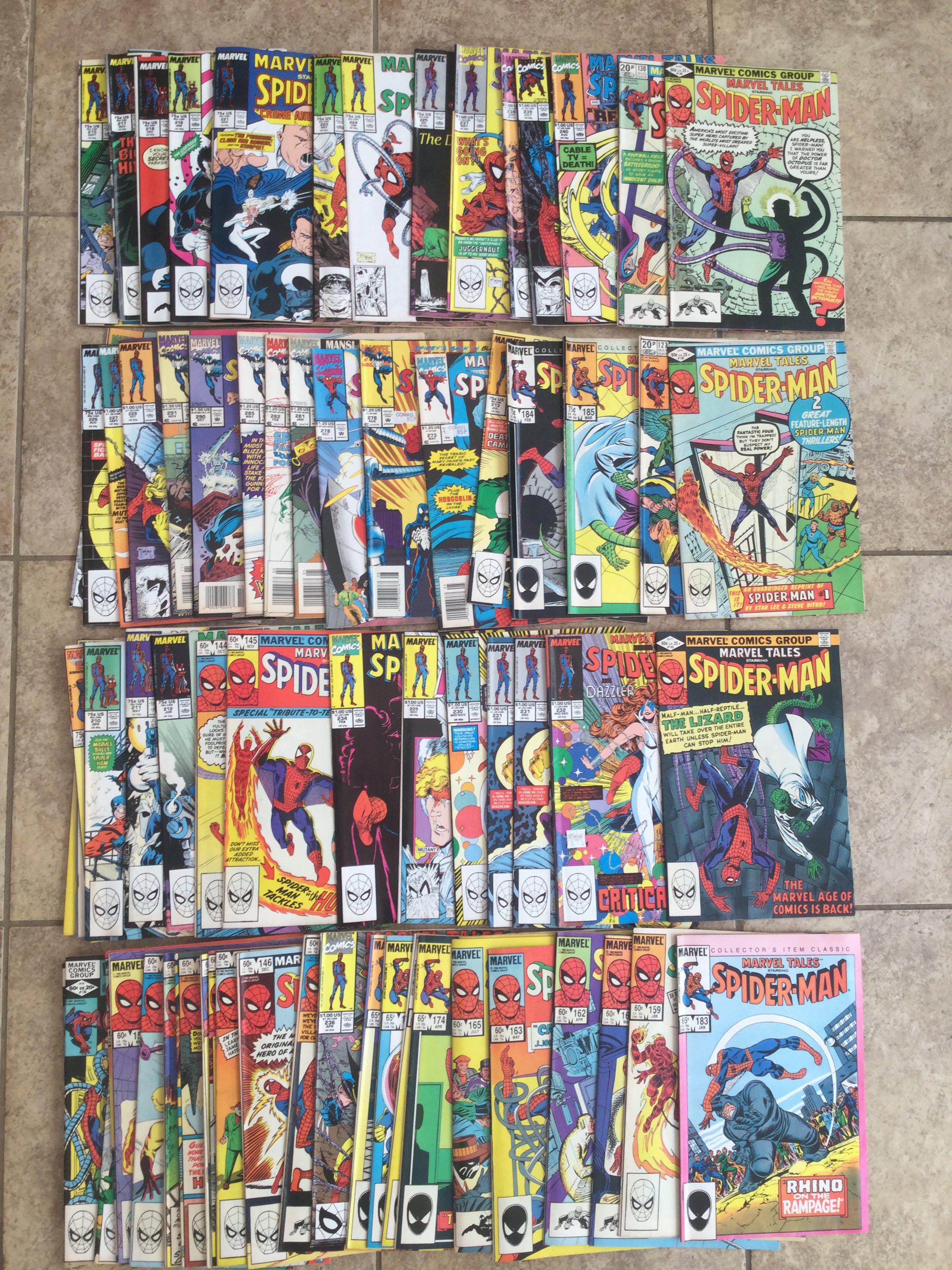 Approx 75 Marvel Tales comics featuring/starring S