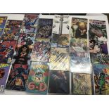 A collection of comics Marvel Valiant Dark Horse a