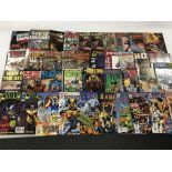 A collection of comics, various titles including M