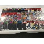 A collection of Marvel comics, various titles incl