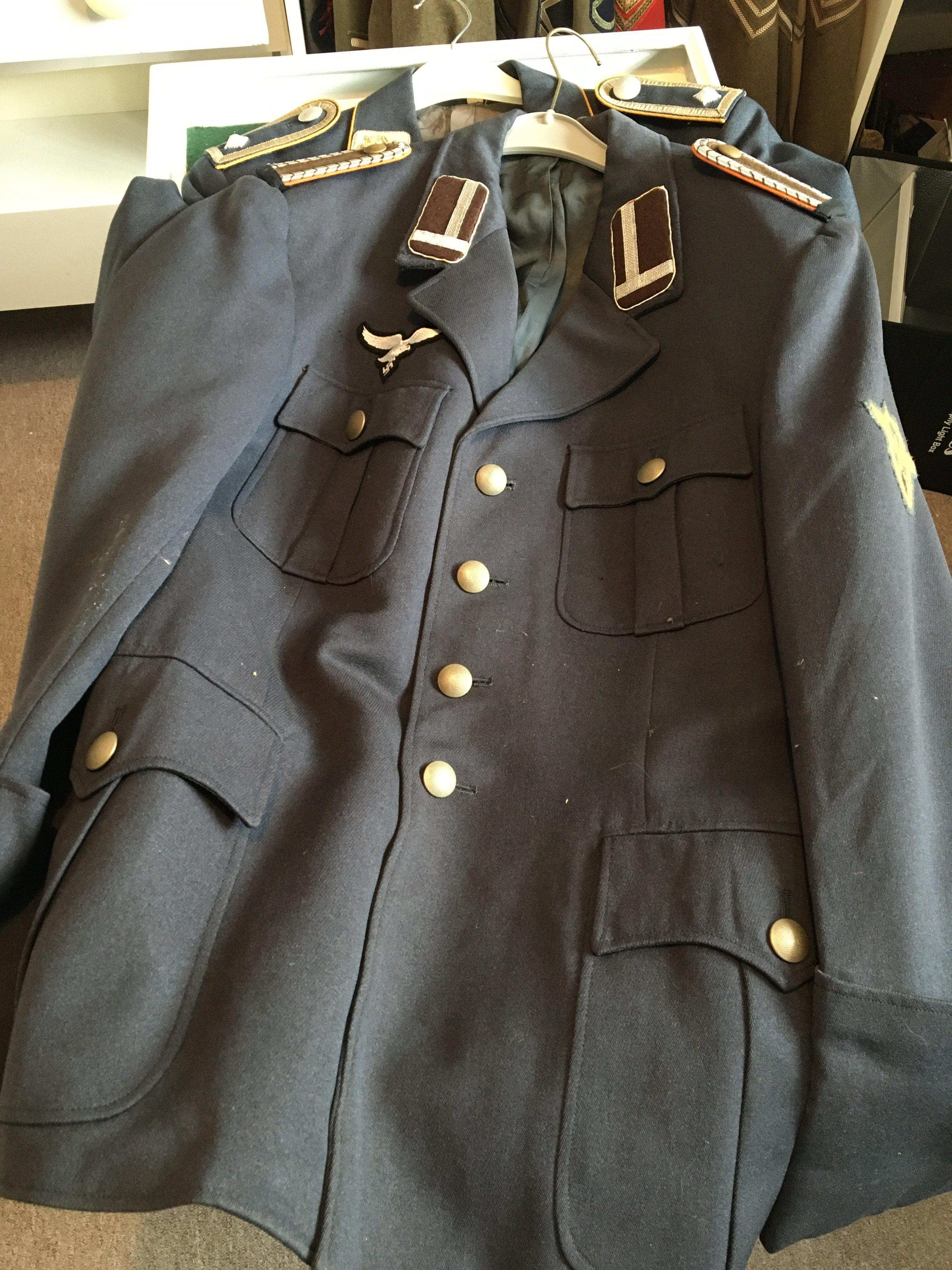 Two German Military jackets with applied badges pr - Image 2 of 2