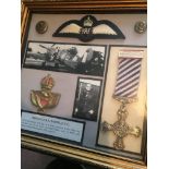 A London Blitz display a retrospective framed Geor