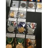A collection of British commonwealth combat medals