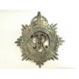 A Cast Brass Royal Army Service Corps Plaque. Appr