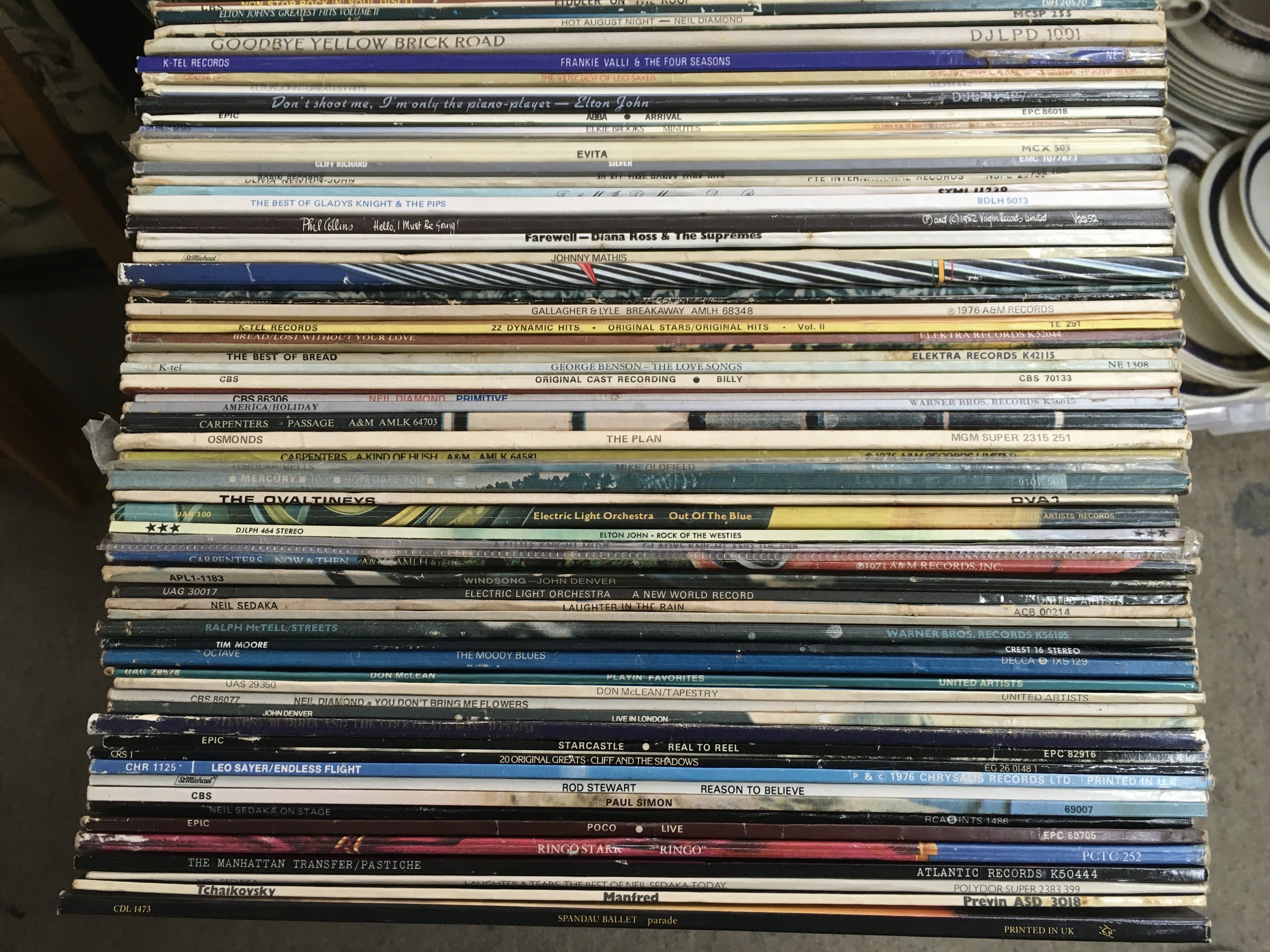 A collection of LPs by various artists including E - Bild 2 aus 3