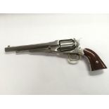 A deactivated Remington 1861 revolver by Uberti, s