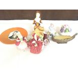 A Collection of China Doulton Figures Etc. (8)