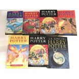 7 Harry Potter Books including 4 First Editions.