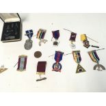 Collection of Masonic jewels