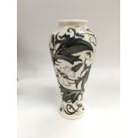 A Moorcroft trial vase in 'A Belief In Beauty' pattern, 122/8 shape, approx height 20.5cm.