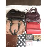 A Collection of Designer Handbags including Radley