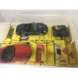 A collection of die-cast cars Shell Classic Sports