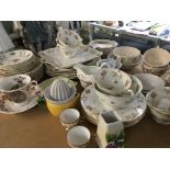 An Old English Jackson and Gosling China tea set o