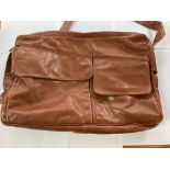 Leather hold-all bag (Enny make)