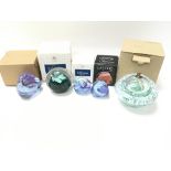 A Collection of Paperweights including Caithness.(