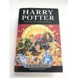A first edition hardback book of 'Harry Potter And