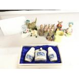 A Selection of Lladro. Beswick. Wade. Coalport. royal Doulton Collectables.