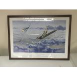 Two framed limited edition prints Battle of Britai