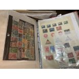 A good box of world stamps.