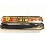 A Rare Vintage Taylor's Eye Witness Straight Razor in original box.