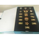 A collection of Replica Russian badges and medals