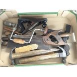 A Collection of Vintage wood working Tools.