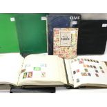 9 stamp albums containing various stamps including