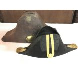 A Cased Naval Hat. C Philips (R.N.) made by Gieve Matthews & Seagrove Ltd.