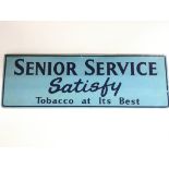 A senior Service Tabasco Tin sign. approximately 6