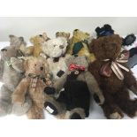 A collection of Deans Merrythought Teddy Bears man