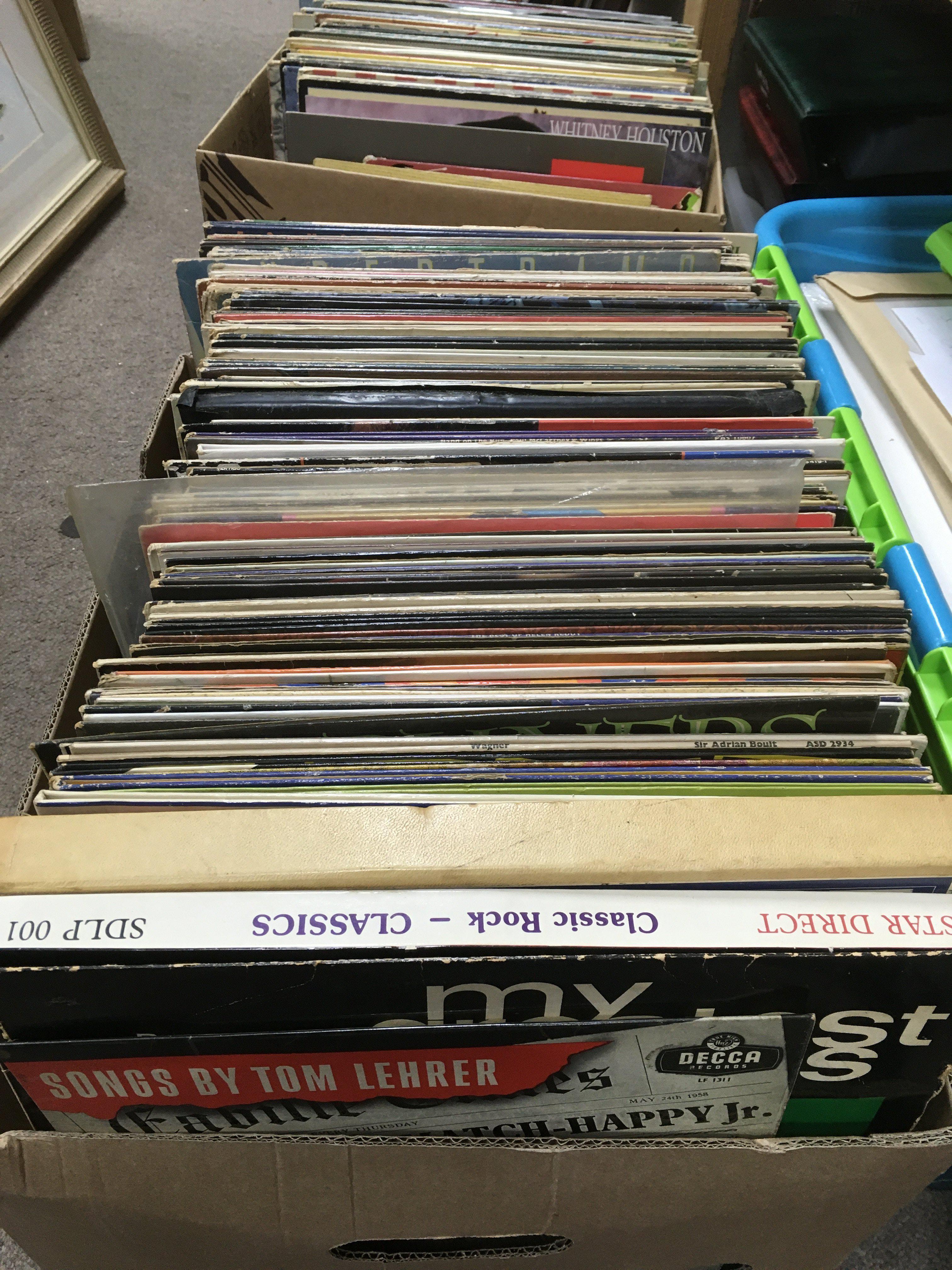 No Reserve: Two boxes of LPs, 7 and 12inch singles