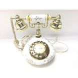 A Royal Albert rotary phone.