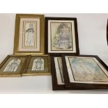 3 prints by Raymond Hughes for Compton & Woodhouse