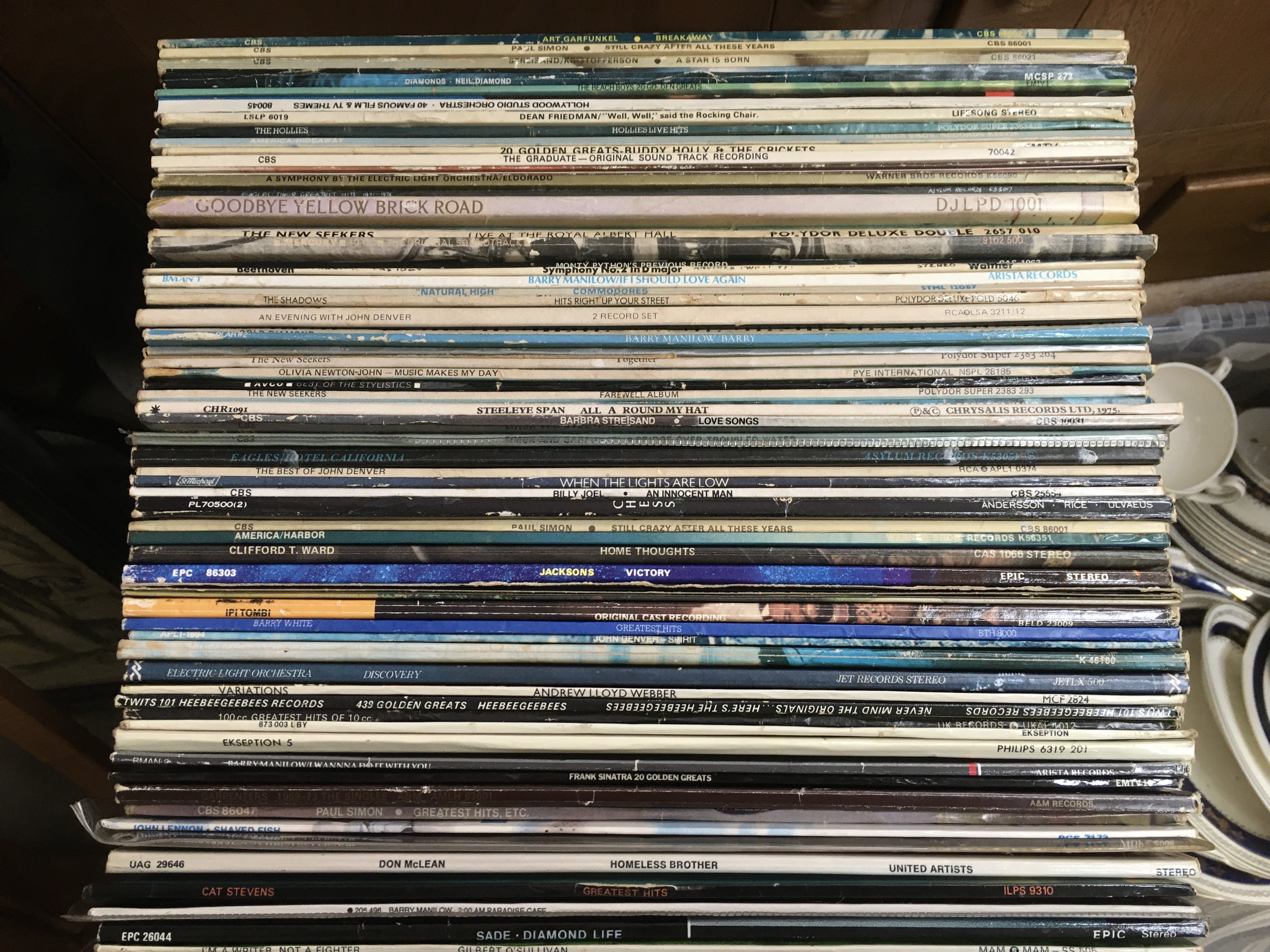 A collection of LPs by various artists including E - Bild 3 aus 3