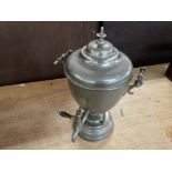 Victorian grey metal samovar