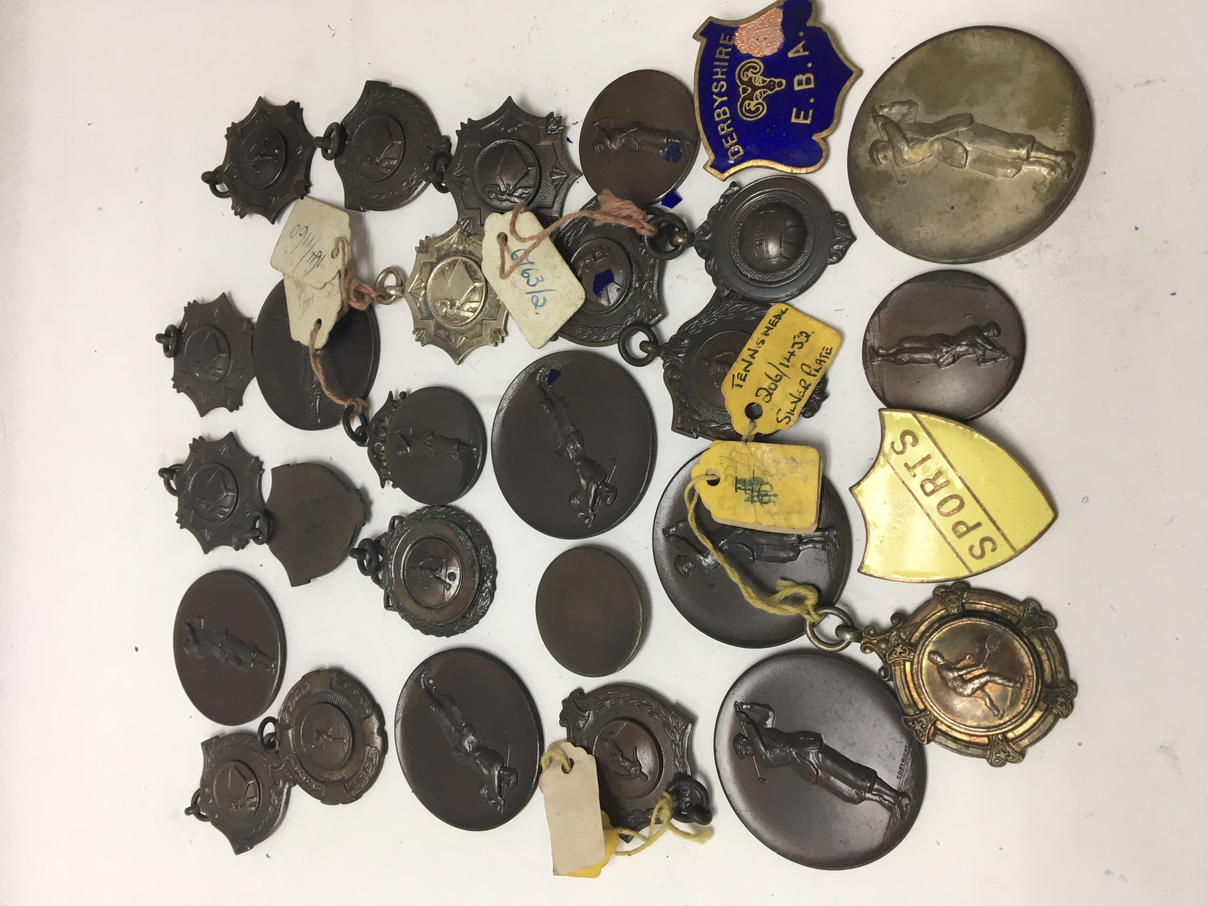 A collection of sporting medallions including silv - Image 3 of 3