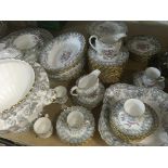 A collection of Spode mayflower including plates m