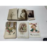 A good collection of postcards and greetings cards