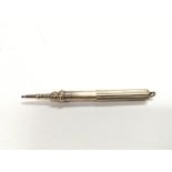 A 9ct gold propelling pencil by Sampson & Mordan.