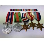 5 WW2 issue medals.