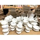 A Royal Albert Memory Lane Pattern tea set, Approx